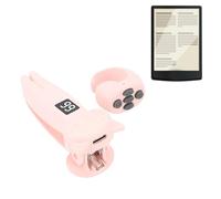 Zunate Tourneur de Page à Télécommande RF pour Clicker à Distance Bluetooth pour Lire des Tablettes de Romans Kobo Comics, Obturateur de Caméra RF pour Prendre des Photos, (Pink)