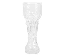 Zunate Verrerie à Bière en Forme de Sablier Créative de 850ML, pour Cocktails à L'eau et à la Bière, avec Conception de Base Stable