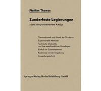 Zunderfeste Legierungen - [Version Originale] Harald Pfeiffer, Hans Thomas (Auteur)