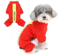 Zunea Pull en polaire pour chien avec anneau en D pour petits chiens - Pull d'hiver chaud pour chiot - Pull doux - Vêtement de couchage doux - Pull pour temps froid - Vêtements pour animaux de