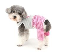 Zunea Pyjama à carreaux pour chiens de très petite et petite taille - Motif fruit mignon - Vêtements pour chiots - Combinaison douce et respirante - Tenue d'été à 4 pattes - Vêtements pour chihuahua
