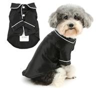Zunea Pyjama à deux pattes pour chiens de petite taille - Vêtements de nuit en soie synthétique douce pour chiots - Vêtements de nuit à deux pattes - Tenue de fête pour chihuahua, yorkshire, animal