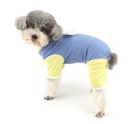 Zunea Pyjama pour chiens de petite taille avec anneau de laisse, combinaison douce et respirante avec aile d'ange mignonne pour chiot, combinaison douce et respirante pour animaux de compagnie