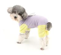Zunea Pyjama pour chiens de petite taille avec anneau de laisse, combinaison douce et respirante avec aile d'ange mignonne pour chiots - Vêtements pour animaux de compagnie - Vêtements pour chihuahua