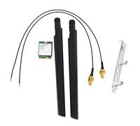 Zunedhys 1730Mbps pour bande sans AC 9560 Kit de bureau Bluetooth 5.0 802.11Ac M.2 CNVI 9560NGW Carte Wifi avec antenne