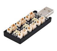 Zunedhys 1S Batterie Chargeur USB 3.7V / 4.20V 6 Canaux 1S Chargeur -JST 1.25 JST-PH 2.0 MCX MCPX Connecteurs