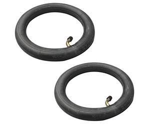 Zunedhys 2 chambres à air de 20,3 cm 8 x 1 1/4 avec valve courbée pour vélo électrique/scooter