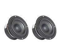 Zunedhys 2X Haut-Parleur à Gamme Complète de 3 Pouces Haut-Parleur Audio 4 Ohms 30W Haut-Parleur HiFi Haut-Parleur Stéréo Moyen-Grave Haut-Parleur D'Amplificateur de Bricolage