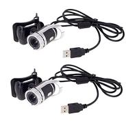 Zunedhys 2X USB 2.0 12 Megapixel HD Camera Web Cam 360 Degres avec MIC -on pour PC de Bureau Skype Ordinateur PC Portable