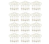 Zunedhys 60 Pièces Chapelet de BaptêMe Perles de Chapelet Acrylique Mini Chapelets