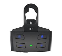 Zunedhys Adaptateur convertisseur de casque stéréo pour carte son et manette de Noir