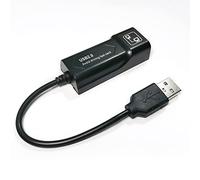 Zunedhys Adaptateur USB 2.0 vers RJ45 10/100 Mbps USB Ethernet Carte Réseau LAN USB Adaptateur Réseau LAN RJ45 Carte pour PC Ordinateur Portable