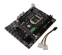 Zunedhys B250C BTC Carte mère 12 USB3.0 vers PCI-E 16X LGA 1151 DDR4 DIMM avec 6 broches vers 4 broches