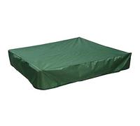 Zunedhys Bâche carrée avec cordon de serrage imperméable pour bac à sable Vert 120 x 120 cm