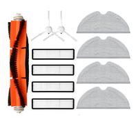 Zunedhys Brosse latérale principale, filtre HEPA de rechange pour aspirateur robot Bot D9 Max/D9