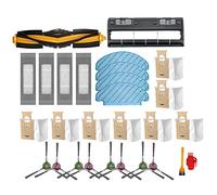 Zunedhys Brosse principale remplaçable pour aspirateur Ozmo T8 T8 Brosse latérale filtre min couvercle accessoires pièces