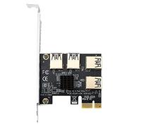 Zunedhys Carte d'extension PCI-E 1 à 4 USB3.0 Carte graphique X1 à X16