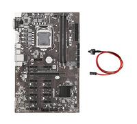 Zunedhys Carte mère B250B ETH + câble de commutation LGA1151 DDR4 12 emplacements pour carte graphique MSATA SATA3.0 USB3.0 pour minage BTC