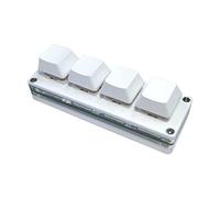 Zunedhys Clavier de programmation 4 touches OSU Clavier de Clavier de Clavier macro programmable Clavier mécanique programmable Interrupteur bleu