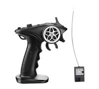 Zunedhys GA-4H-TX TX4 2.4GHz 4CH SystèMe Radio Transmetteur ContrôLeur TéLéCommande W/RéCepteur pour Crawler de RéServoir de Bateau de Voiture TéLéCommandé