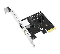 Zunedhys Game PCIE Card 2500Mbps Gigabit Network Card 10/100/1000Mbps RTL8125B RJ45 Ordinateur Filaire PCI-E 2.5G Adaptateur Réseau