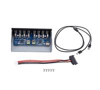 Zunedhys Hub USB 3.0 19 broches avec 8 connecteurs 5,25 CD lecteur CD pour boîtier d'ordinateur