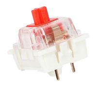 Zunedhys Lot de 10 commutateurs mécaniques en plastique pour clavier MX RVB 3 broches Rouge cerise