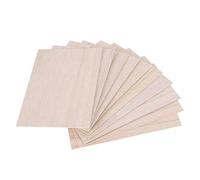 Zunedhys Lot de 10 plaques en bois de balsa 150 x 100 x 2 mm pour loisirs créatifs