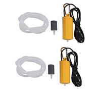 Zunedhys Lot de 2 mini pompes à air USB ultra silencieuses pour aquarium Jaune