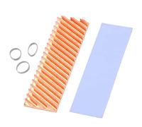 Zunedhys M.2 SSD NVMe Heat Sink M2 2280 Solid State Copper Heatsink Gasket with Thermal Silicone Pad PC Accessories