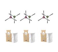 Zunedhys Pour T9 POWER MAX Brosse Latérale à Poussière Robot Aspirateur Accessoires De Remplacement 9 Pcs