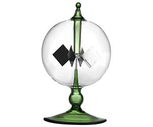 Zunedhys RadiomèTre à éNergie Solaire Verte Crookes Ailettes de Rotation D'éNergie Solaire de à Vent DéCoration de Bureau à