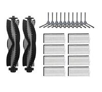Zunedhys Rouleau Brosse Principale Filtre Brosse Latérale pour R550 R500+R600 R650 R750 Robot Aspirateur Pièces