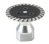 Zunedhys Scie diamantée M14 50 mm avec disque de gravure amovible et disque de coupe, convient pour le , le grès et le béton