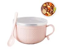 Zunetsutock 25oz Soup Mug - Large Lidded Cup Bowl Ideal For Travel Tea Coffee Christmas Cafe Oats Lunch Noodles Sandwich Easy Carry Durable Dinnerware Practical Kitchen Dining | for convenient everyda
