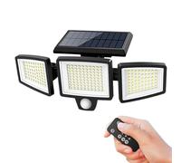 Zunetsutock 3-Head Solar Outdoor Lights - 2500 LM Motion Sensor Waterproof Spotlight For Garden Yard Patio Tree House Porch Birthday Durable Weatherproof Energy-Saving | for reliable exterior lighting