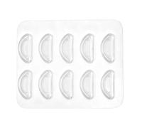 Zunetsutock 5Pcs Eyeglass Nose Pads Soft Silicone D Shaped Replacement Pads | Comfortable Skin Friendly Pressure Relief Secure Fit No Slip Cushion | Nose Grips for Adults Women Reading Daily Wear