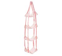 Zunetsutock Ball Rack - Multi Layer Wall Mount Space Saving Storage Holder | Basketball Football Volleyball Organizer, Mesh Hanging Rack | Over Door Storage for Plush Dolls Toys Kids Room Garage