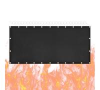 Zunetsutock Bouclier Mural poêle - Déflecteur Pare-feu métallique, écran Thermique Mural | Barrière résistante à la Chaleur grillée, Tapis Isolant pour poêle cheminée terrasse extérieure Barbecue c