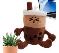 Zunetsutock Bubble Tea Plush Keychain - 12cm Soft Stuffed Cup, Adorable Backpack Accessory | Playful Decorative Charm for Children Boys Girls Friends School Travel Birthday Party Purse Luggage