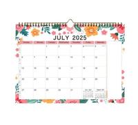 Zunetsutock Calendrier mural 2025-2026 | Calendrier des enseignants de dix-huit | Organisateur familial pour la planification de la salle et de la maison | Programmer des événements et des rendez-vous