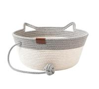 Zunetsutock Cat Bed Basket - Cotton Rope Scratching Aesthetic Basket