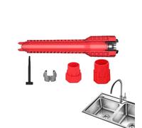 Zunetsutock Clé d'évier multifonction | Ensemble ergonomique antidérapant - Clé de robinet pour évier encastré, convient pour cuisine, salle de bain, appartement, bureau, tuyaux, bassins et