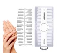 Zunetsutock Conseils pour les faux ongles, conseils d'extension des ongles,Faux sommets acryliques de 240 pièces | Conseils pour ongles français, pointes à ongles demi-couverture, ensemble de