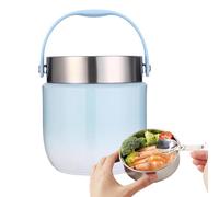 Zunetsutock Conteneur Isotherme Alimentaire,120cl Bol Soupe Porridge - Boîte Repas Isotherme Portable Étanche pour Voyage Sport Salle de Sport Plage Randonnée Camping Pêche Barbecue Extérieur