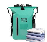 Zunetsutock Dry Backpack - Waterproof Roll Top Large Capacity Rucksack | Lightweight PVC Dry Bag, Secure Storage | Hiking Kayaking Rafting Swimming Beach Gym Travel Commuting