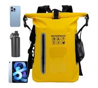 Zunetsutock Dry Backpack - Waterproof Roll Top Large Capacity Rucksack | Lightweight PVC Dry Bag, Secure Storage | Hiking Kayaking Rafting Swimming Beach Gym Travel Commuting
