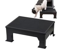Zunetsutock Escalier à litière pour chat, facile d'entretien, résistant aux éclaboussures, rampe de litière amovible, pour petits, moyens, personnes âgées, chatons, entraînement, intérieur, extérieur