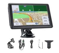 Zunetsutock GPS Navigateur De Voiture - Numérique Avancé Écran Large 7 Pouces Fonction Écran Tactile | Cartographie Mise À Jour Route Accessoire Véhicules Transport Voyageur Conducteur