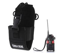 Zunetsutock Holster de talkie-walkie - Support universel et durable en nylon - Sac portable réglable pour interphone radio - Idéal pour la chasse, les voyages d'aventure en plein air